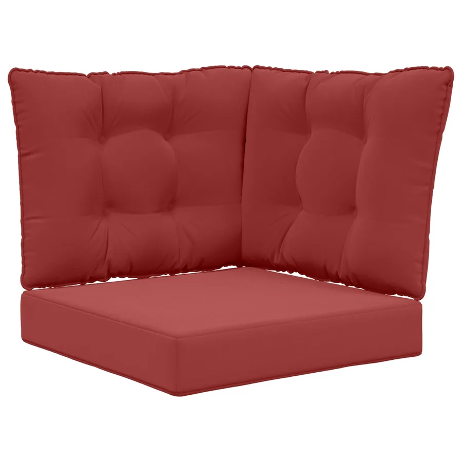 Coussin de canapé d'extérieur Polyester Bordeaux - 2