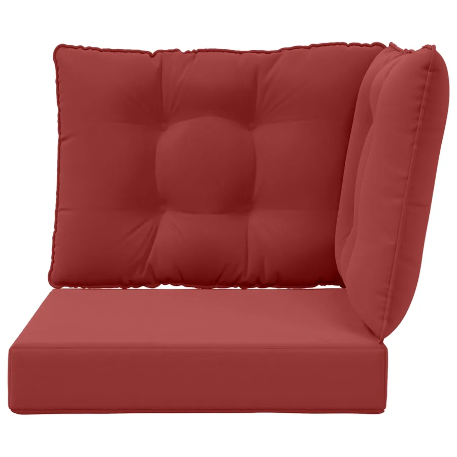 Coussin de canapé d'extérieur Polyester Bordeaux - 6