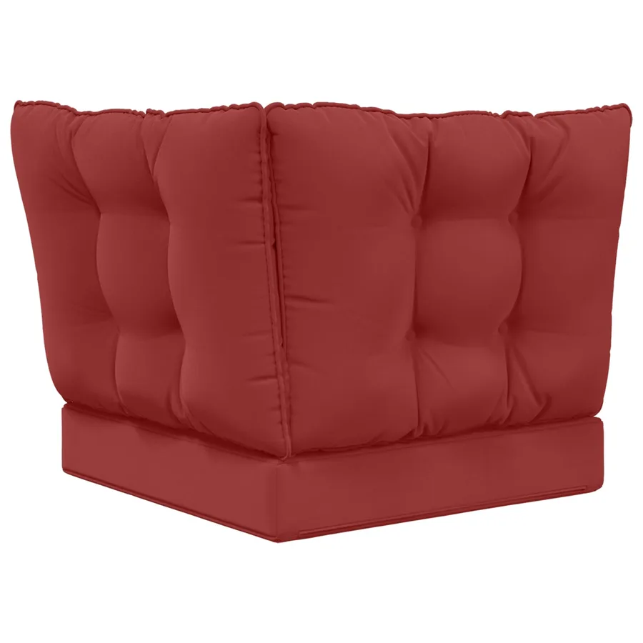 Coussin de canapé d'extérieur Polyester Bordeaux - 7