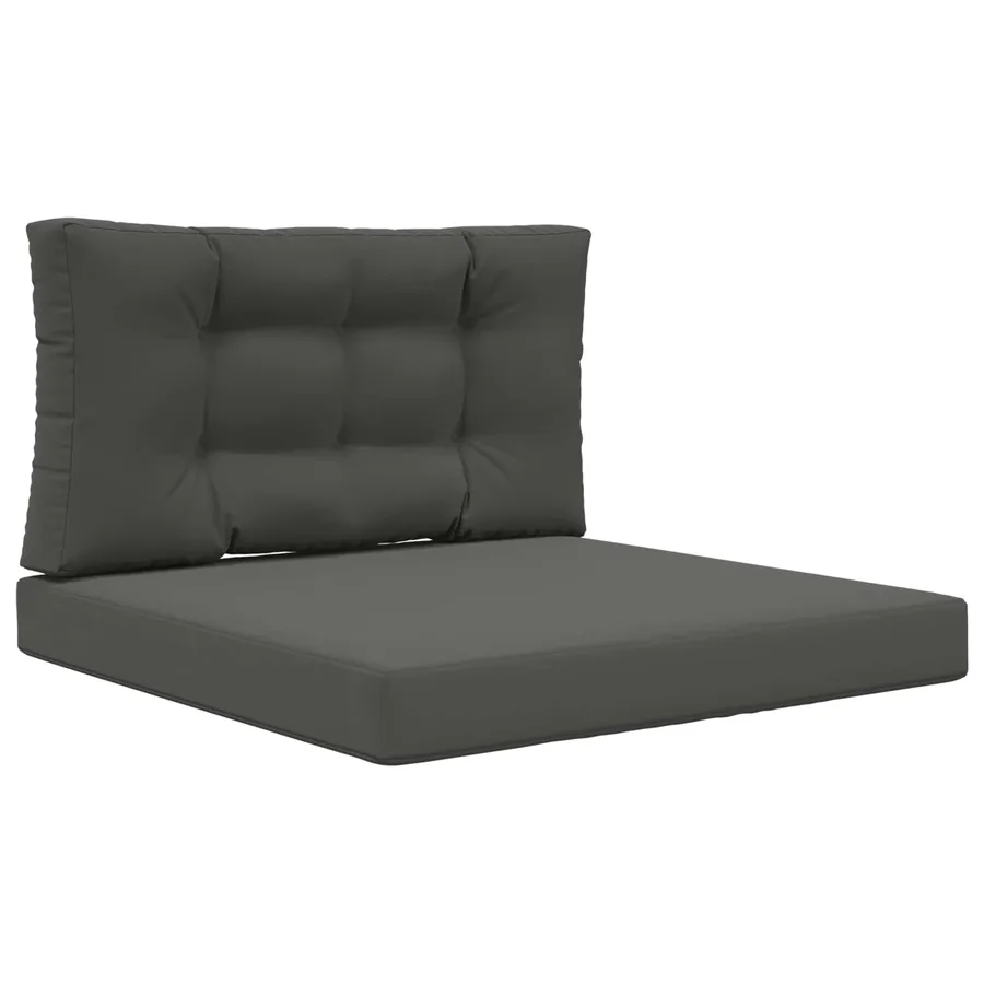 Coussin de canapé d'extérieur 2 pcs Anthracite Polyester - 2