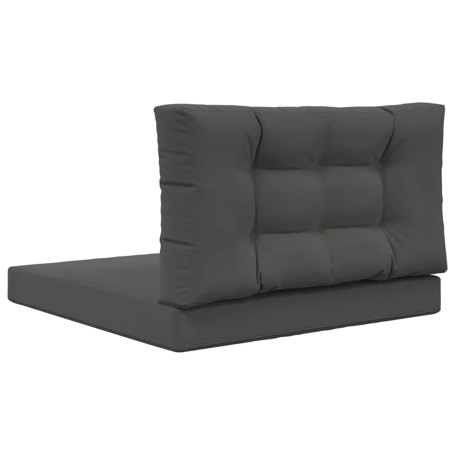 Coussin de canapé d'extérieur 2 pcs Anthracite Polyester - 7
