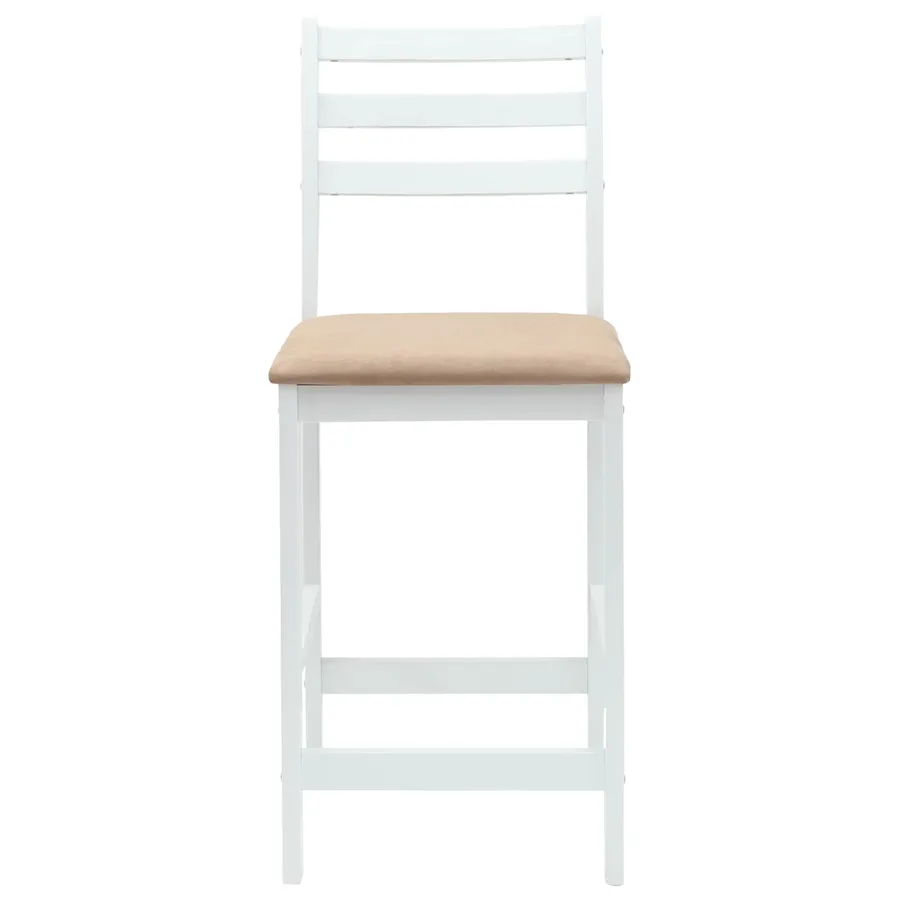 Chaises de salle à manger 2 pcs Blanc 40 x 47,5 x 99,5 cm - 5