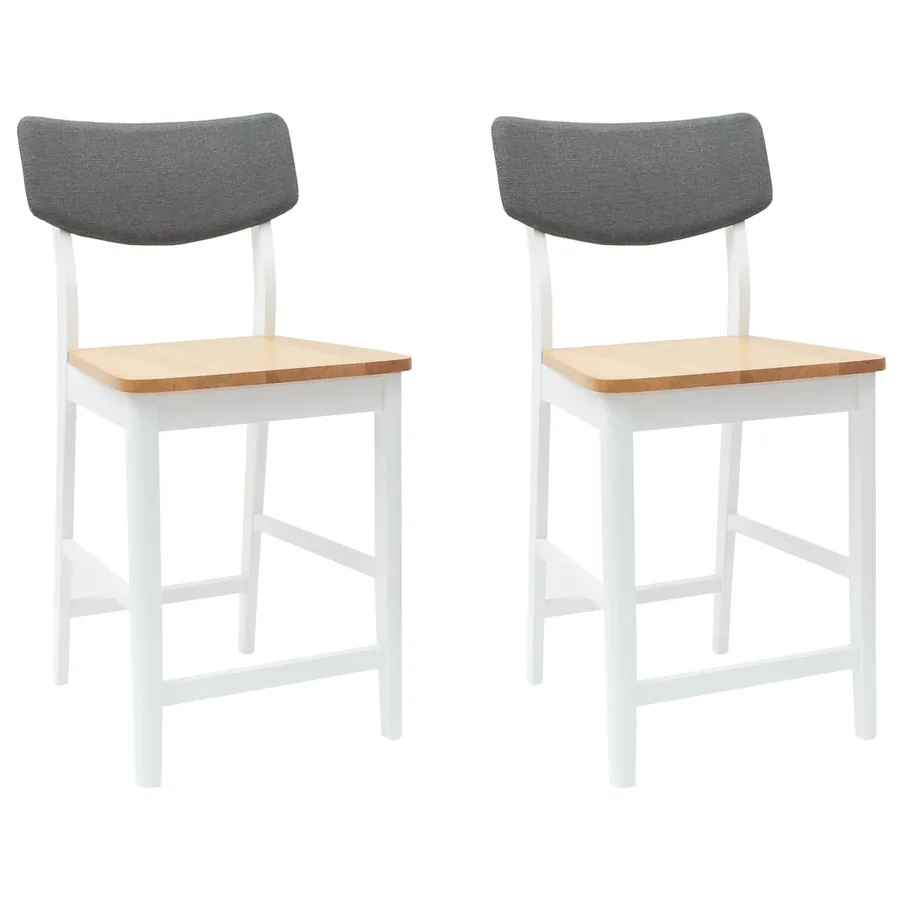 Chaises de salle à manger 2 pcs Blanc 48 x 49 x 95 cm - 2