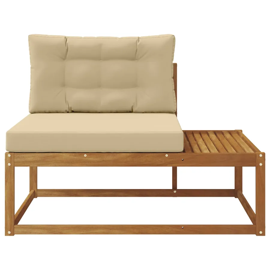 Canapé d'extérieur extrémité Naturel 115 x 83 x 73 cm - 4