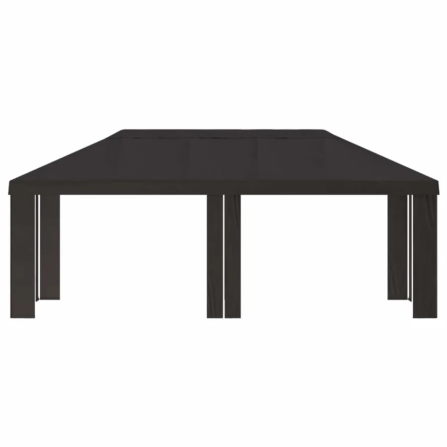 Housse de Gazebo 6 x 3 m Anthracite Polyester 190 gsm - 3