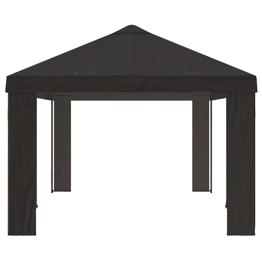 Housse de Gazebo 6 x 3 m Anthracite Polyester 190 gsm - 4