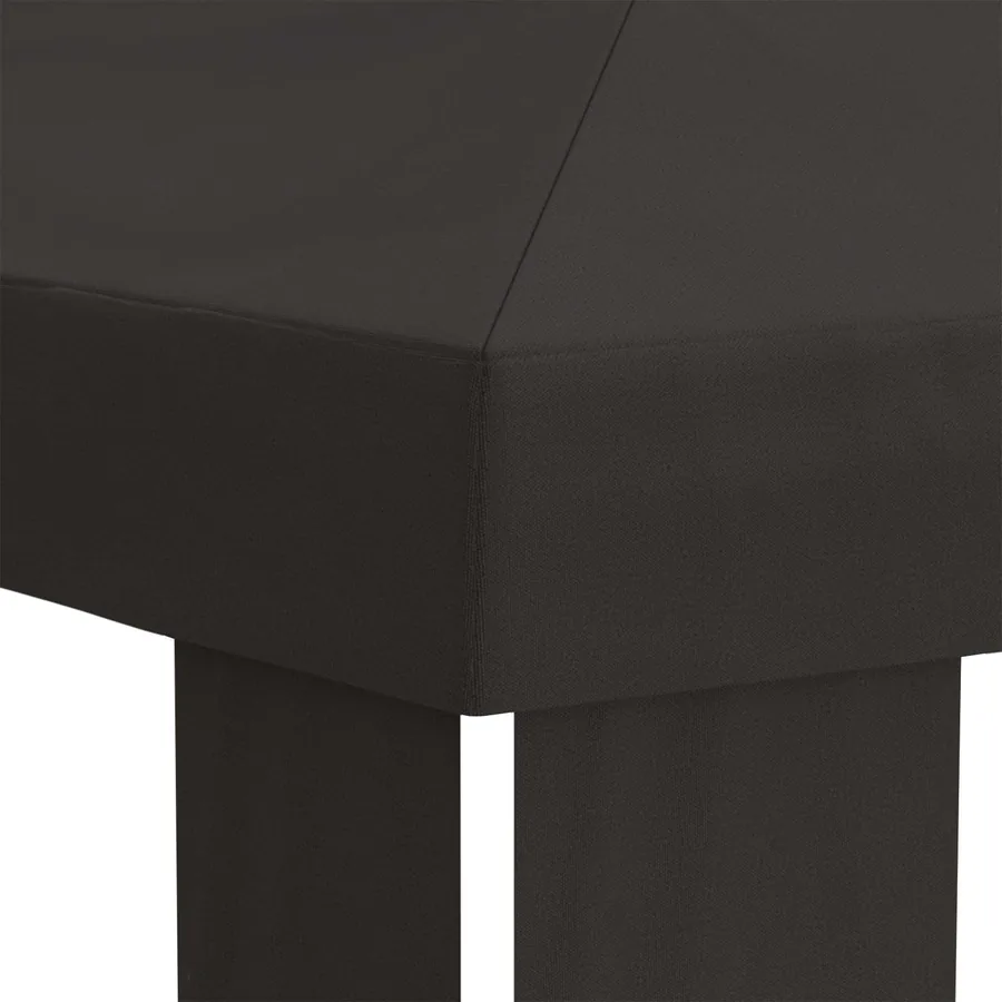 Housse de Gazebo 6 x 3 m Anthracite Polyester 190 gsm - 5