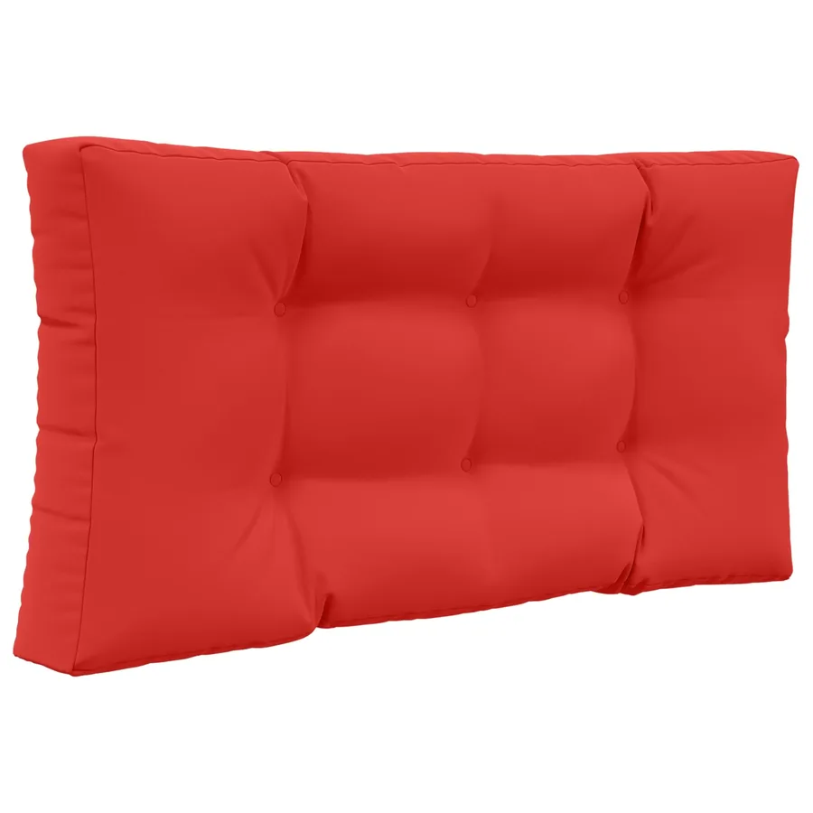 Coussin de canapé d'extérieur 2 pcs Rouge Polyester - 5