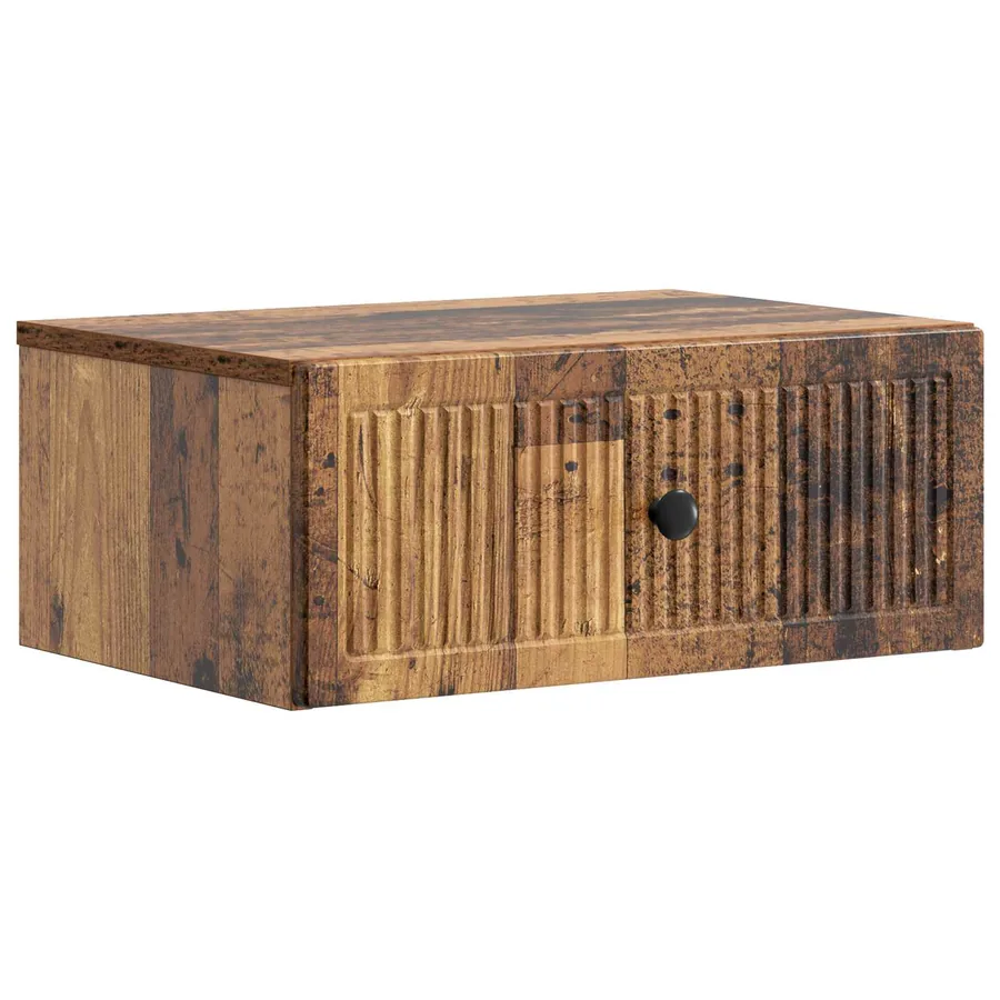 Cabinet de chevet avec tiroir Bois ancien 49 x 34,5 x 20 cm - 2