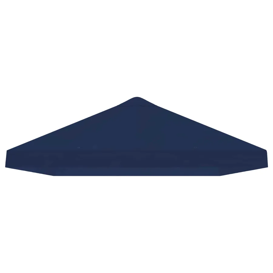 Housse de canopée de gazebo 6 x 3 m Bleu Polyester 190 - 4