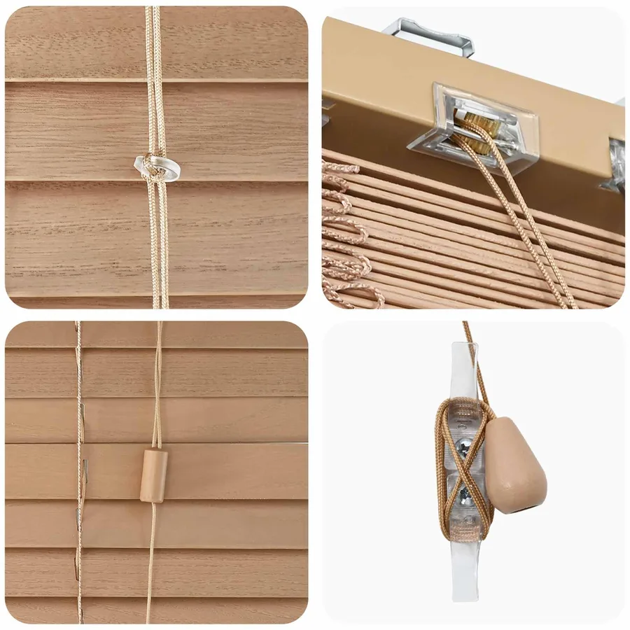 Store Vénitien Aspect Chêne 100 x 130 cm 35 mm - 5