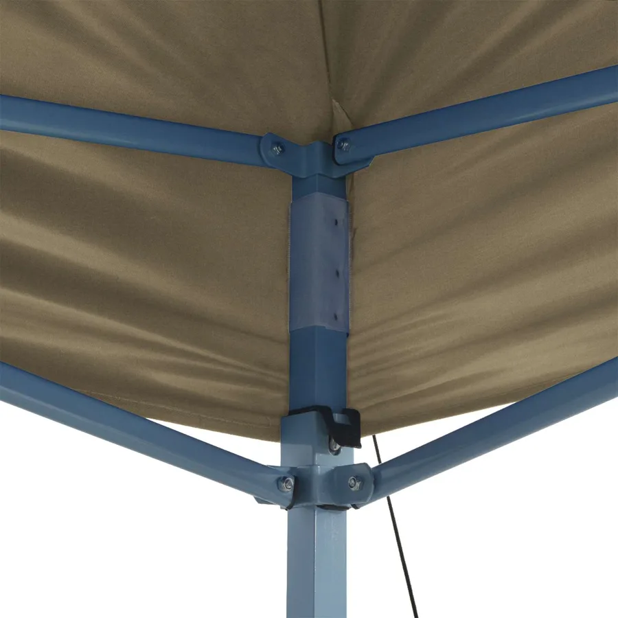 Tente de fête Crème 291 x 431 x 315 cm Tissu Oxford - 5