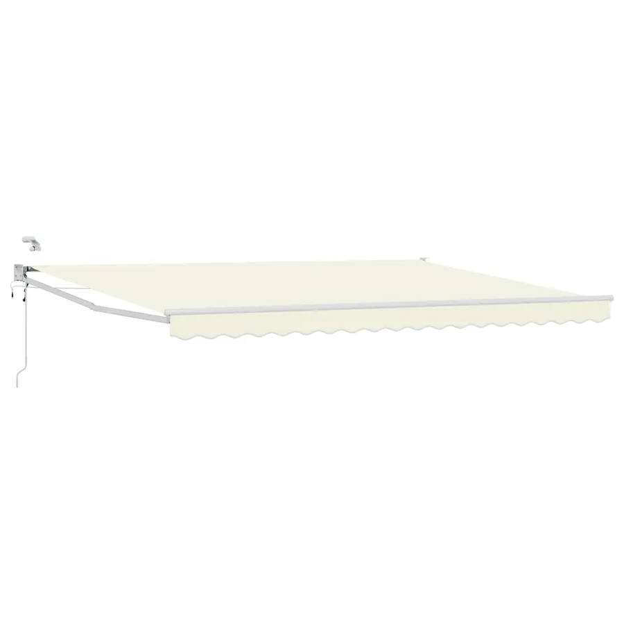 Auvent rétractable électrique Crème 4,5 × 3 m