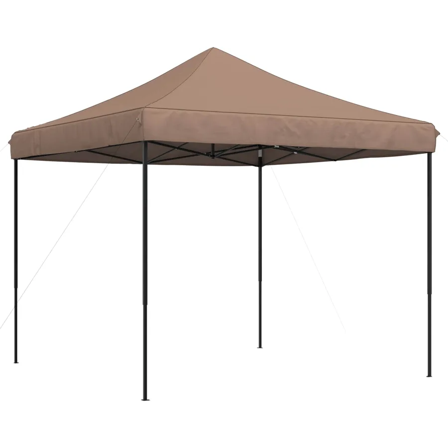 Tente de fête Marron 292 x 292 x 315 cm Tissu Oxford - 6