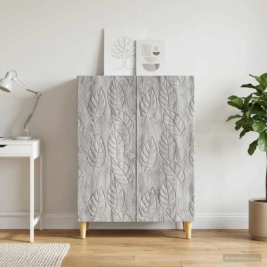 Buffet Sonoma gris 66 x 34,5 x 90 cm Bois d'ingénierie