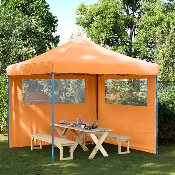 Tente de fête Orange 292 x 292 x 315 cm Tissu Oxford