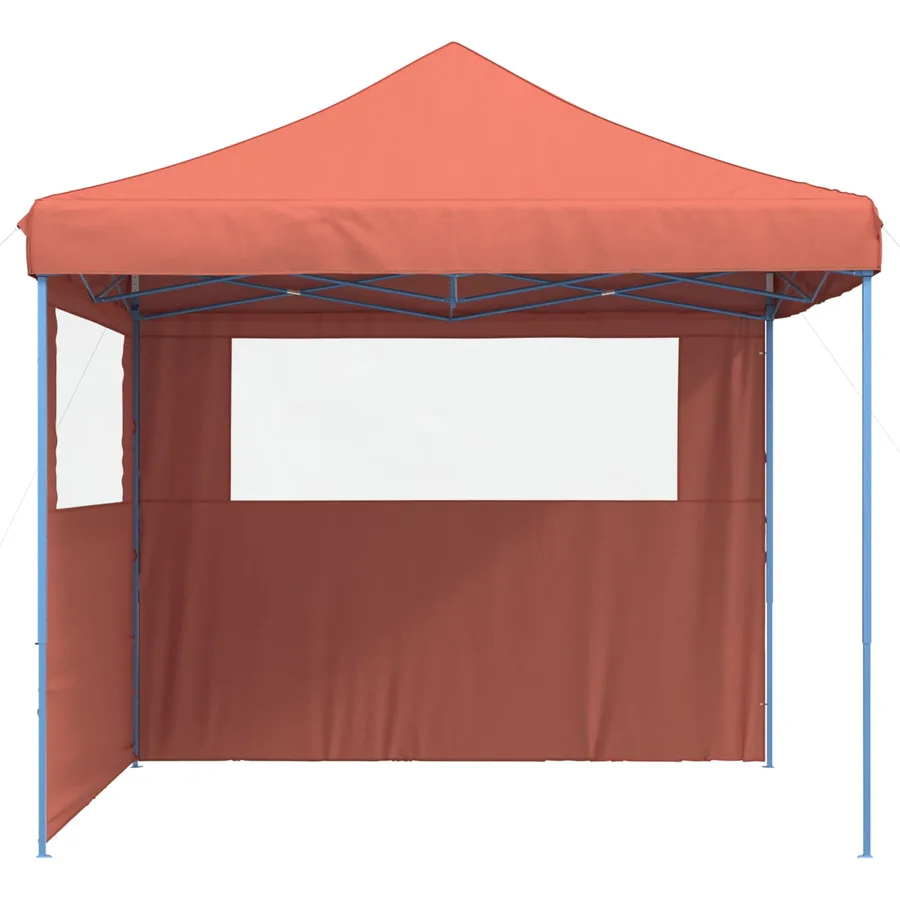 Tente de fête Terre cuite 292 x 292 x 315 cm Tissu Oxford - 5