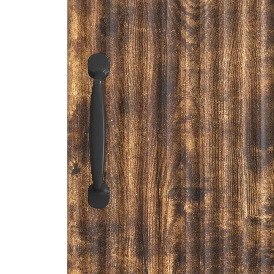 Buffet Chêne fumé 33 x 34,5 x 87 cm Bois d'ingénierie - 10