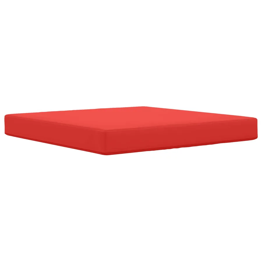Coussin de canapé d'extérieur 3 pcs Rouge Polyester - 4