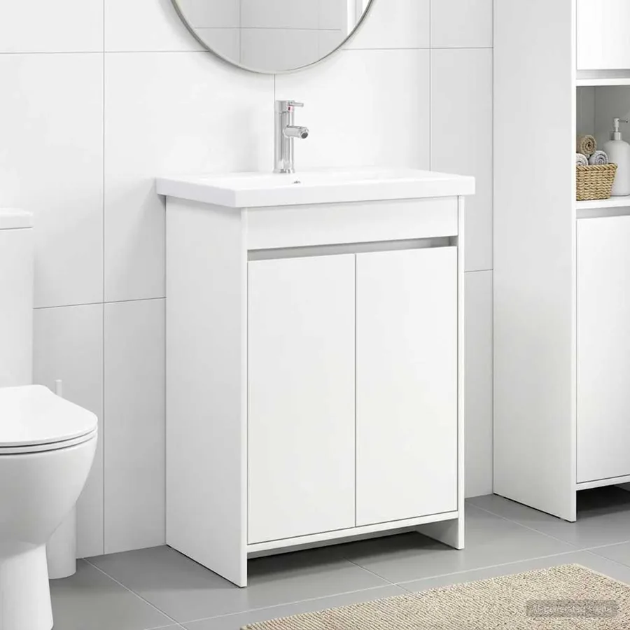 Ensemble de mobilier de salle de bain Blanc 81 x 40 x 84,5 cm