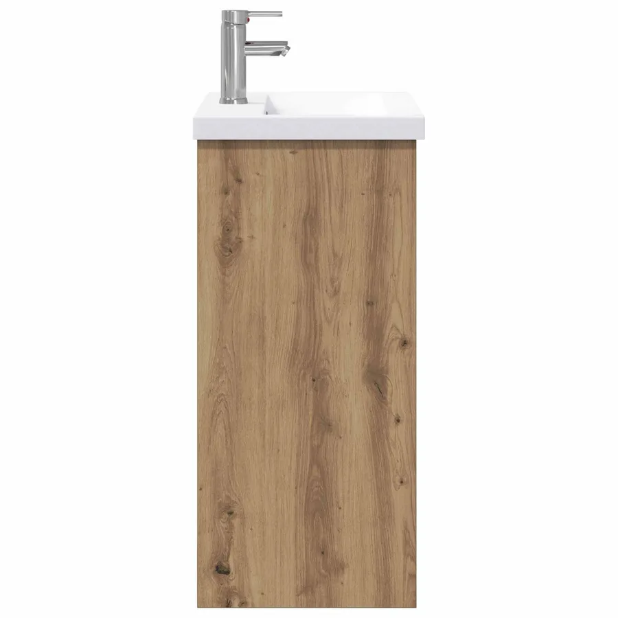 Ensemble de mobilier de salle de bain Chêne artisanal - 6