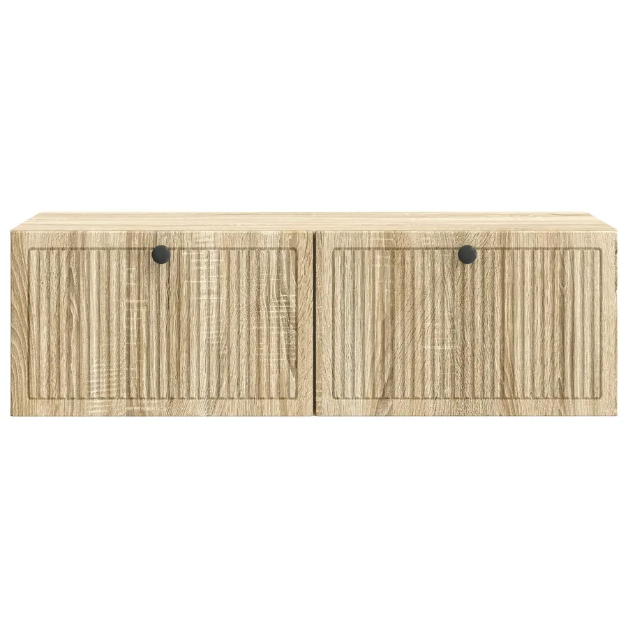 Meuble TV mural Chêne Sonoma 98 x 41 x 30 cm Bois d'ingénierie - 6