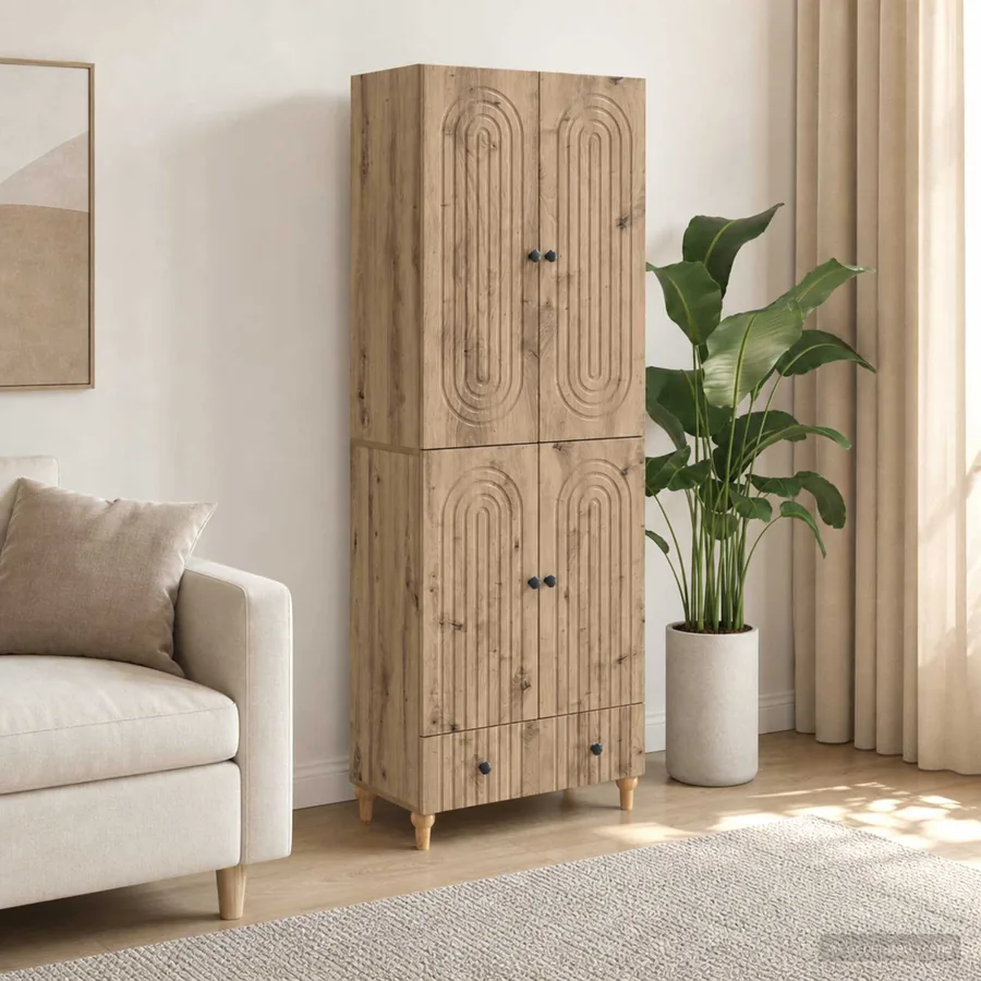 Ensemble de Meubles 2 pc Bois d'ingénierie