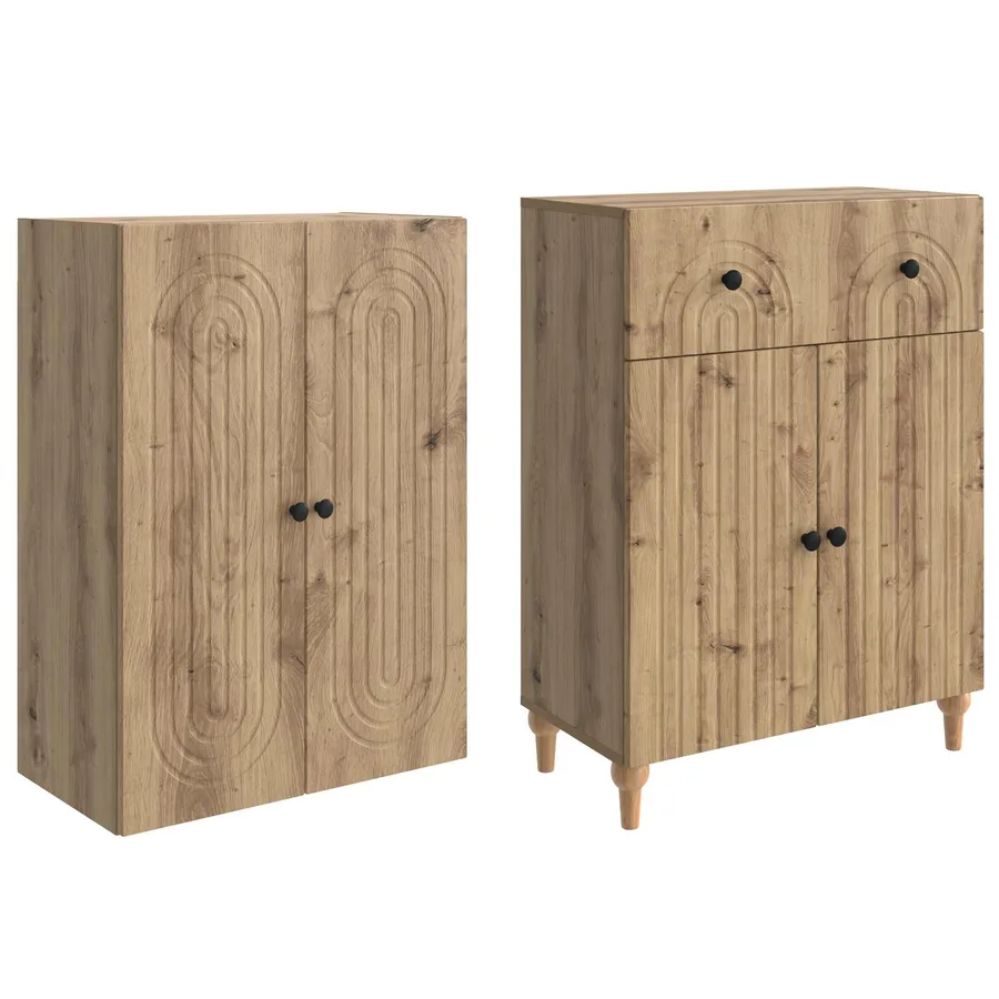 Ensemble de Meubles 2 pc Bois d'ingénierie - 4