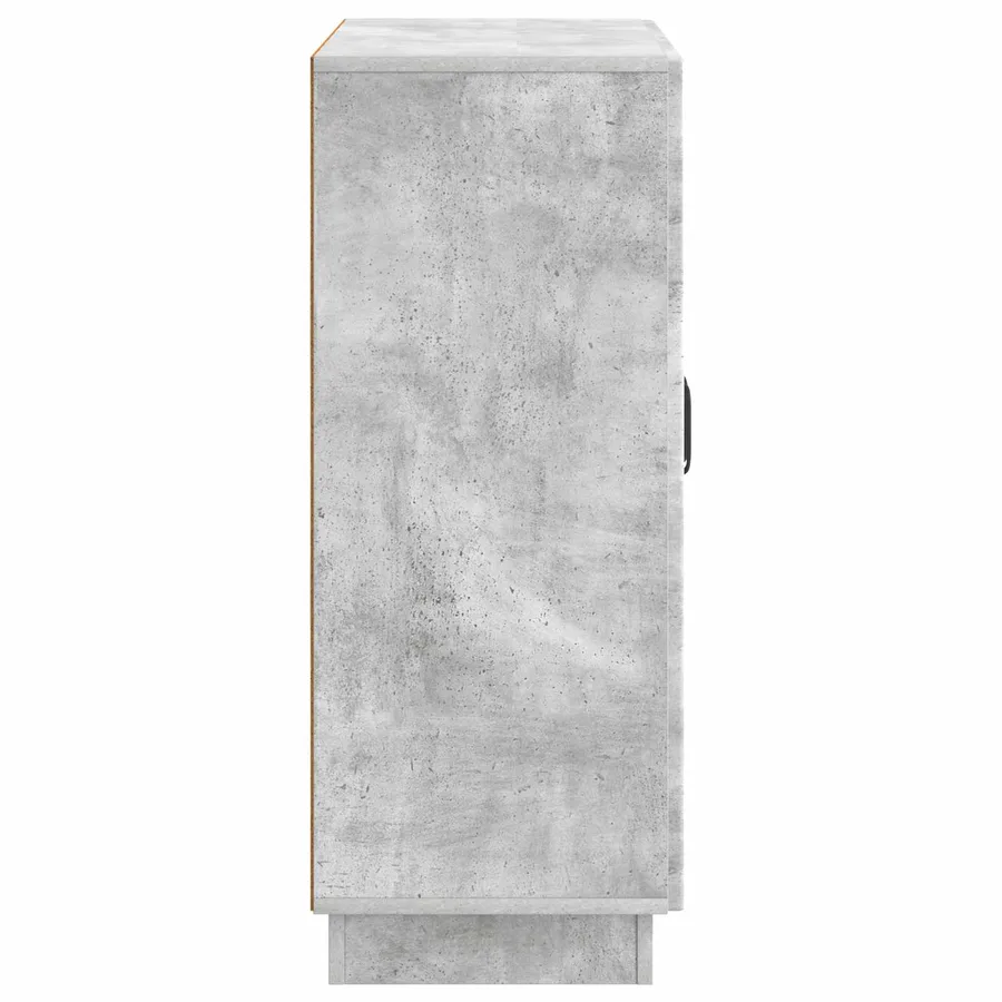 Buffet Gris béton 66 x 34,5 x 87 cm Bois d'ingénierie - 7