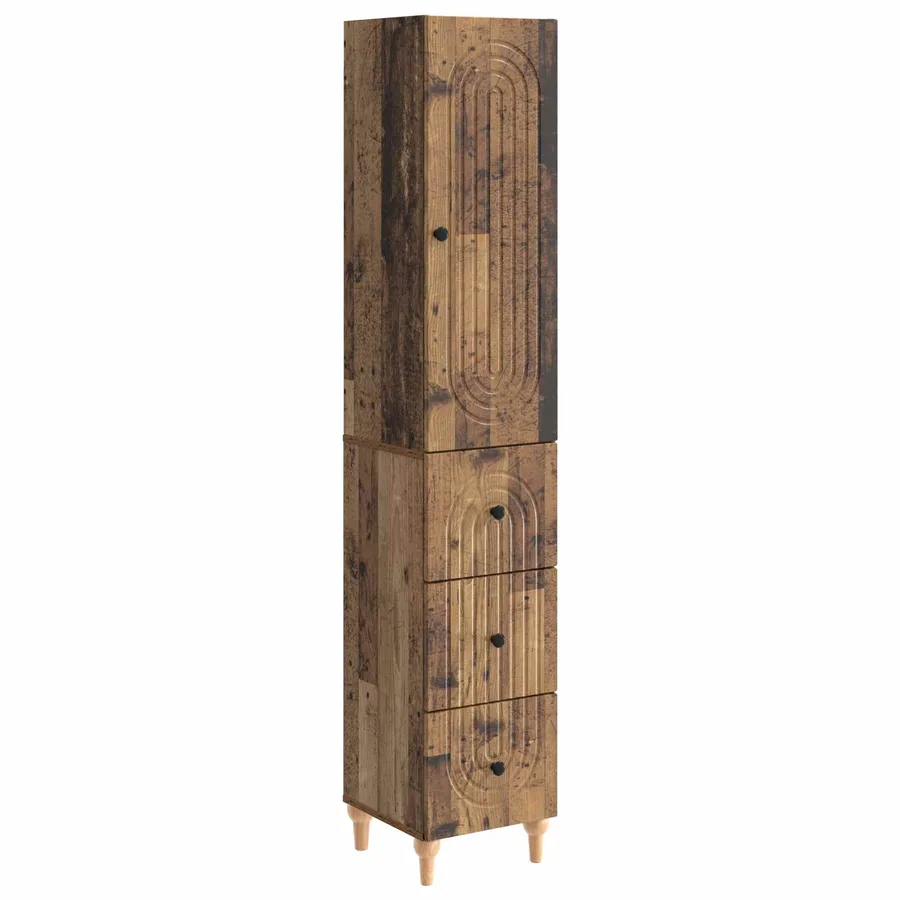 Ensemble de Meubles 2 pcs 33 x 34,5 x 90 cm Bois d'ingénierie - 2
