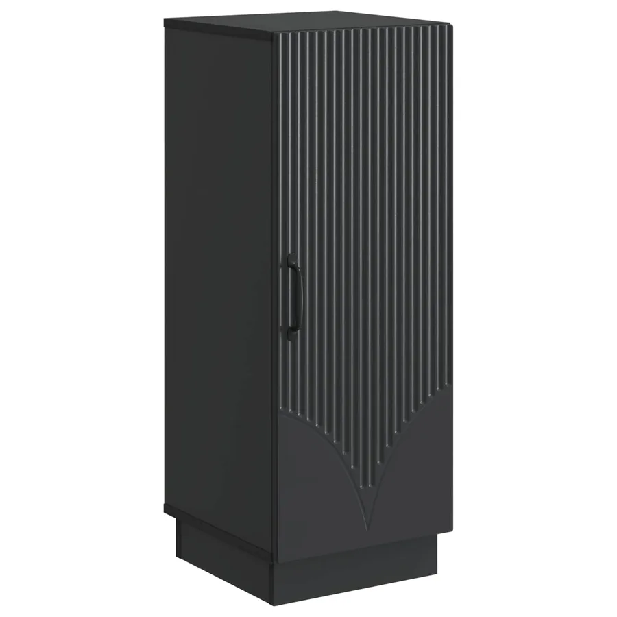 Buffet Noir 33 x 34,5 x 87 cm Bois d'ingénierie - 2