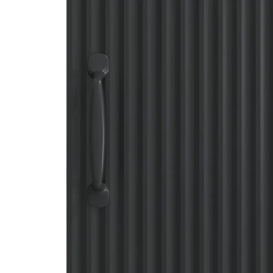 Buffet Noir 33 x 34,5 x 87 cm Bois d'ingénierie - 8