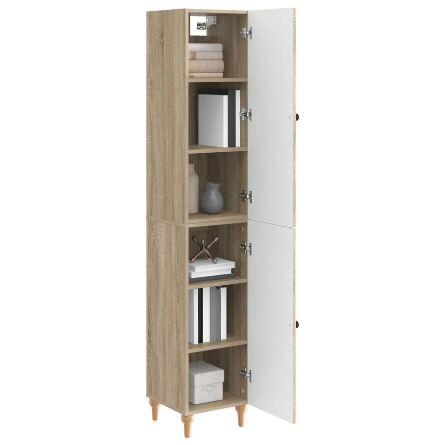 Ensemble de Meubles 2 pcs Chêne Sonoma Bois d'ingénierie - 3