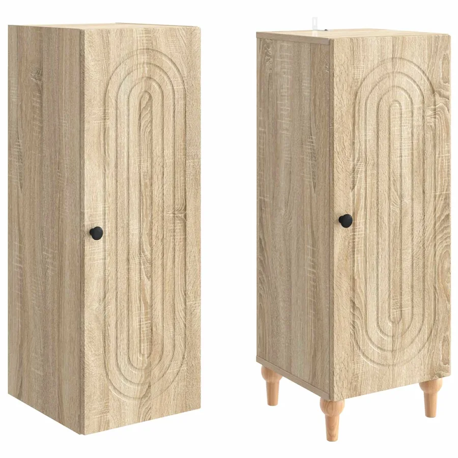 Ensemble de Meubles 2 pcs Chêne Sonoma Bois d'ingénierie - 4