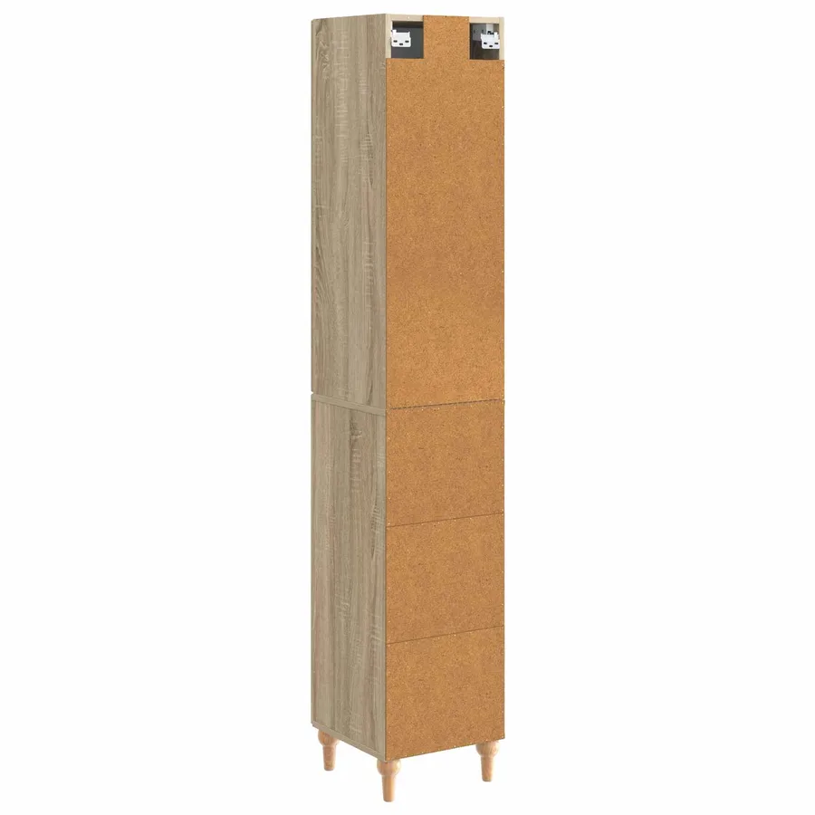 Ensemble de Meubles 2 pcs Chêne Sonoma Bois d'ingénierie - 7