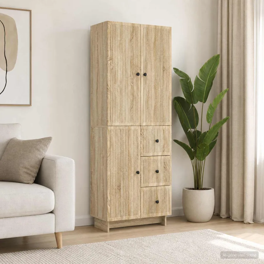 Ensemble de Meubles 2 pcs 66 x 34,5 x 90 cm Bois d'ingénierie