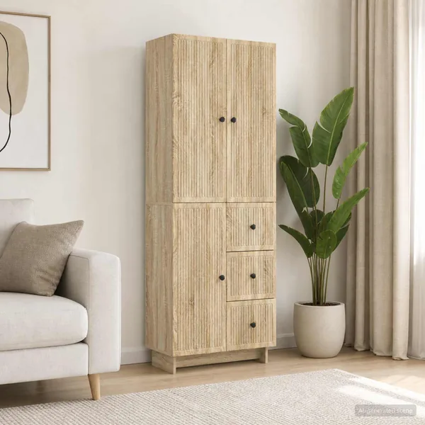 Ensemble de Meubles 2 pcs 66 x 34,5 x 90 cm Bois d'ingénierie