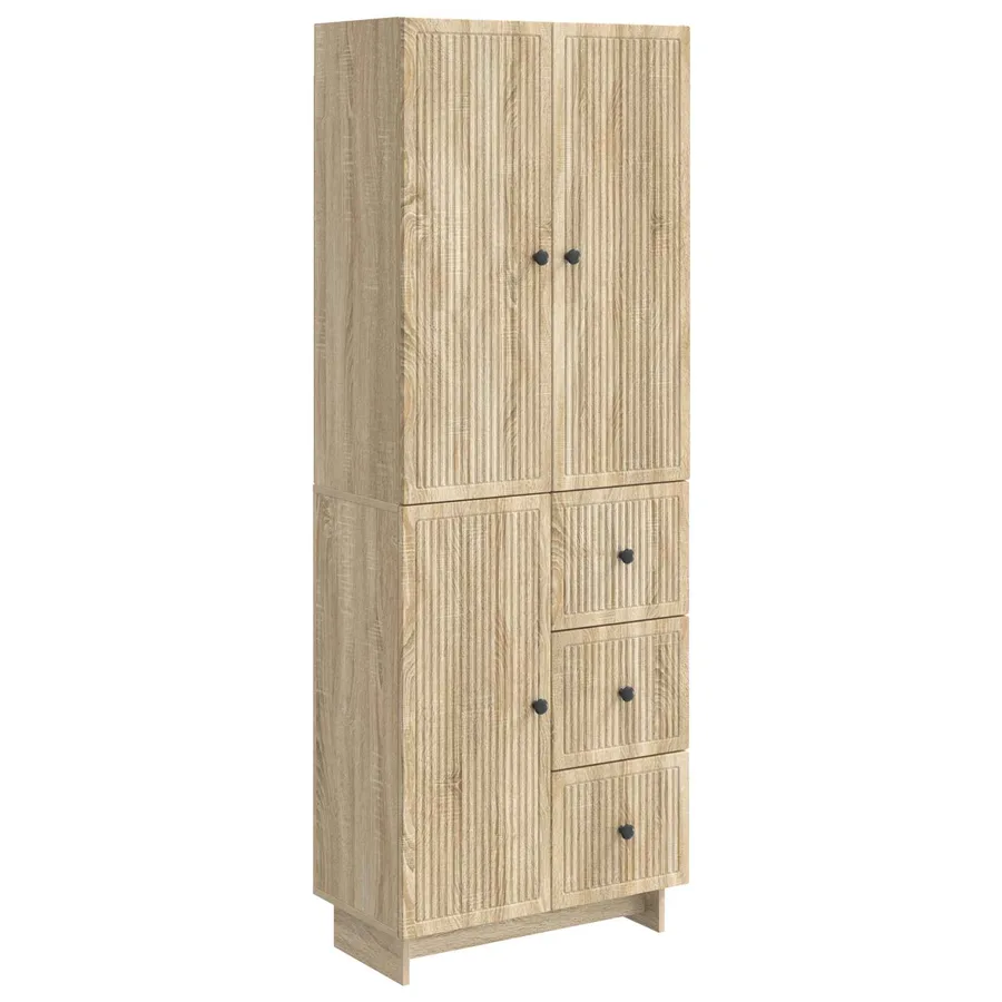 Ensemble de Meubles 2 pcs 66 x 34,5 x 90 cm Bois d'ingénierie - 2