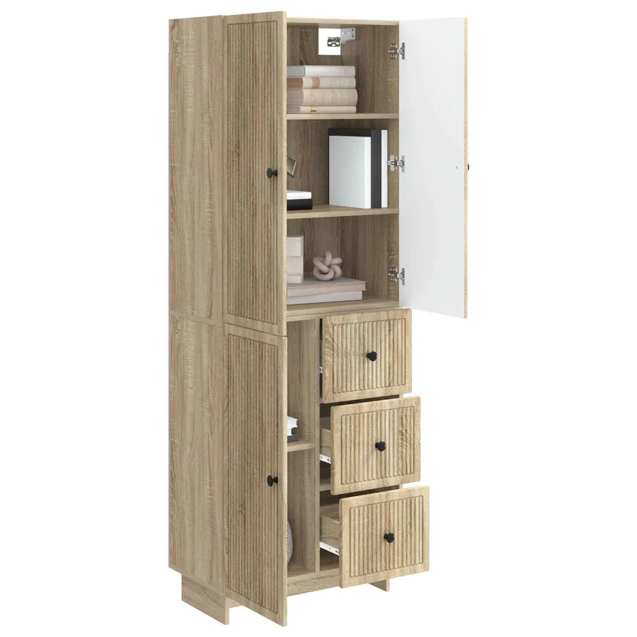 Ensemble de Meubles 2 pcs 66 x 34,5 x 90 cm Bois d'ingénierie - 3