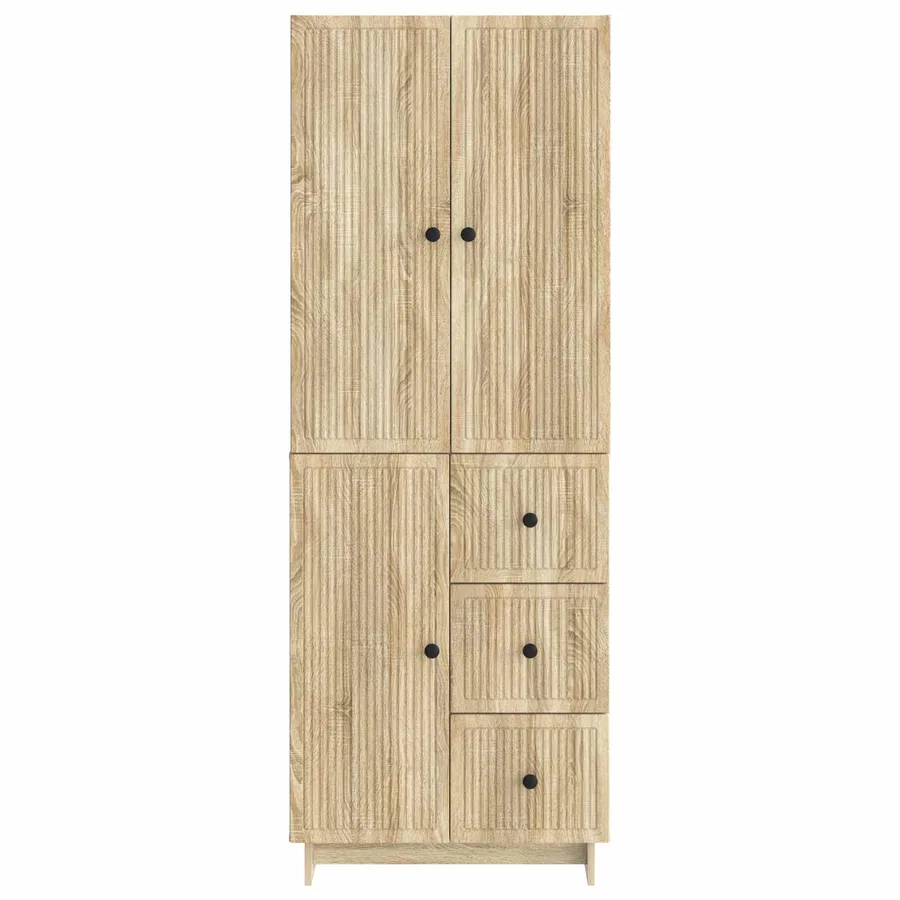 Ensemble de Meubles 2 pcs 66 x 34,5 x 90 cm Bois d'ingénierie - 5