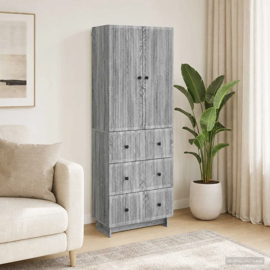 Ensemble de Meubles 2 pcs 66 x 34,5 x 90 cm Bois d'ingénierie