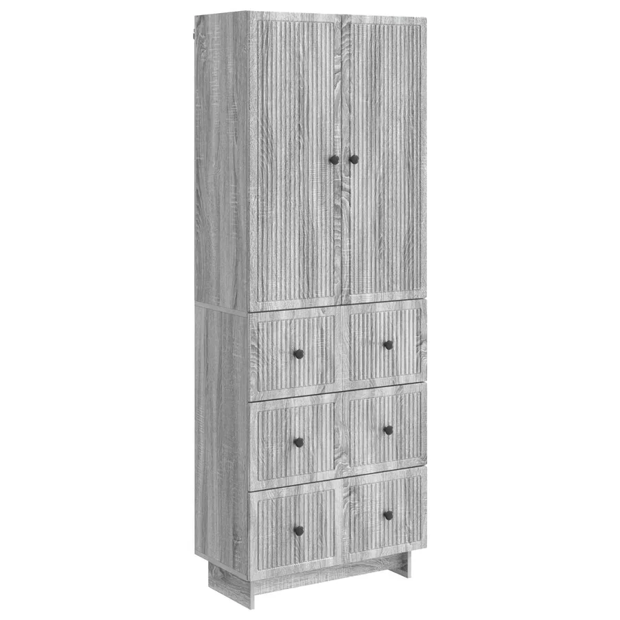 Ensemble de Meubles 2 pcs 66 x 34,5 x 90 cm Bois d'ingénierie - 2