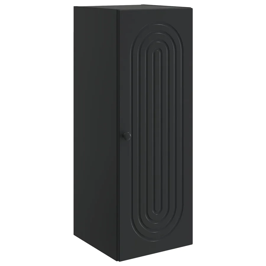 Armoire Murale Noir 33 x 34,5 x 90 cm Bois d'ingénierie - 2