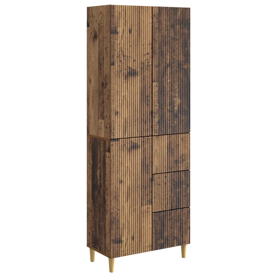 Ensemble de Meubles 2 pcs 66 x 34,5 x 90 cm Bois d'ingénierie - 2
