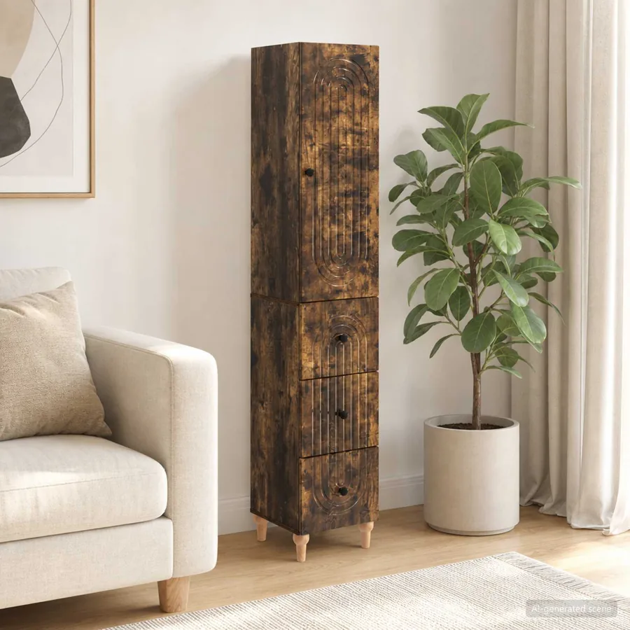 Ensemble de Meubles 2 pcs 33 x 34,5 x 90 cm Bois d'ingénierie