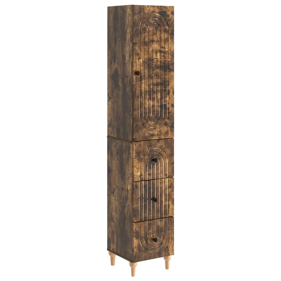 Ensemble de Meubles 2 pcs 33 x 34,5 x 90 cm Bois d'ingénierie - 2