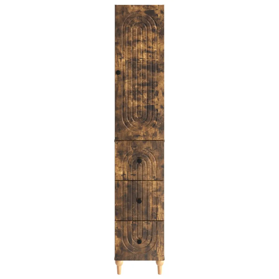 Ensemble de Meubles 2 pcs 33 x 34,5 x 90 cm Bois d'ingénierie - 5