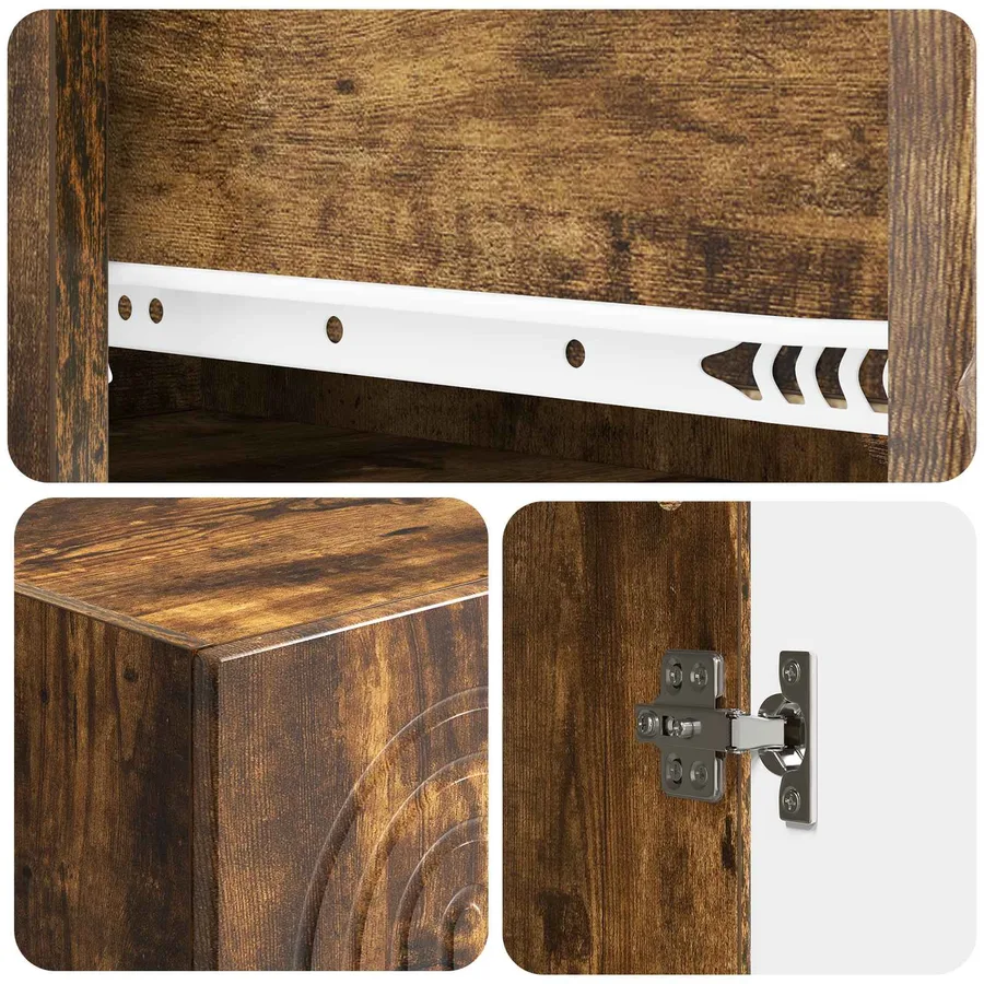Ensemble de Meubles 2 pcs 33 x 34,5 x 90 cm Bois d'ingénierie - 8