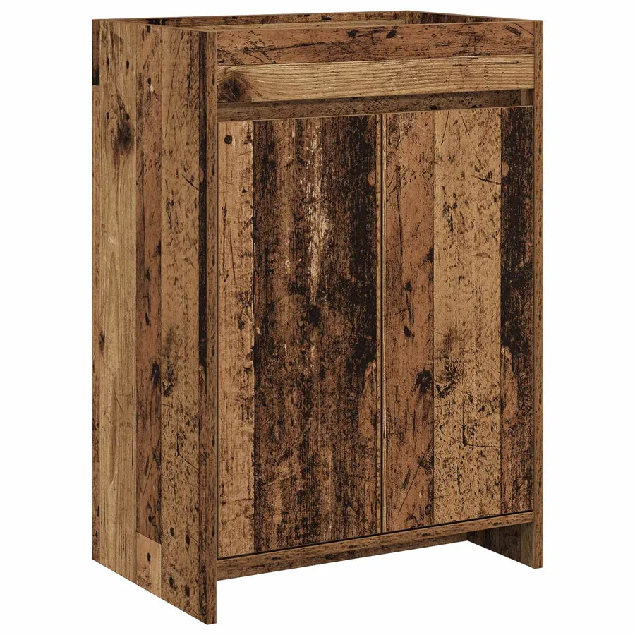 Meuble sous lavabo de salle de bain Bois ancien - 2