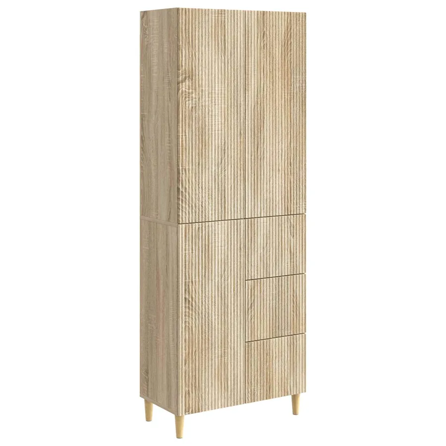 Ensemble de Meubles 2 pcs 66 x 34,5 x 90 cm Bois d'ingénierie - 2